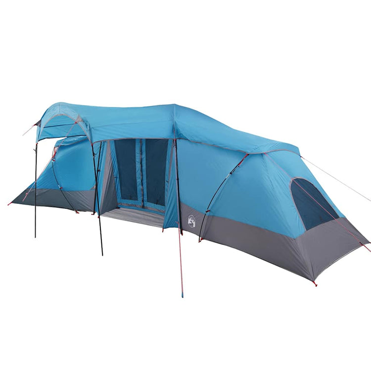 Tente familiale Vidaxx avec toit bleu et gris 721 x 335 x 212 cm
