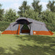 Tente familiale Vidaxx avec toit gris et orange 721 x 335 x 212 cm