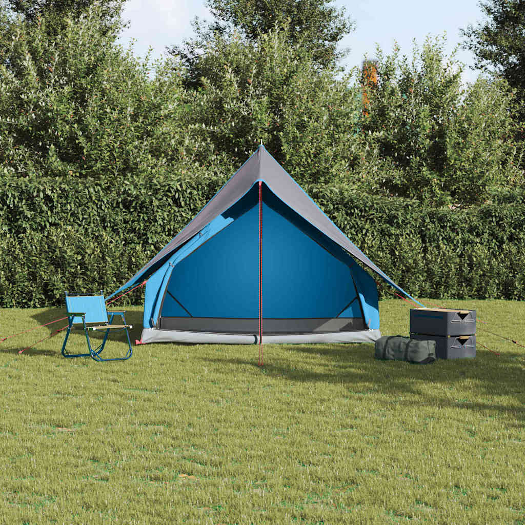 Tente familiale Vidaxx avec toit bleu et gris 315 x 286 x 200 cm