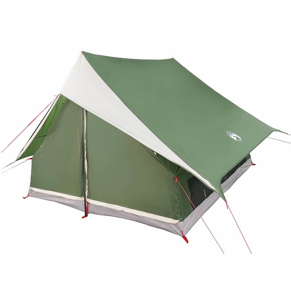 Tente familiale Vidaxx avec toit vert et blanc 315 x 286 x 200 cm
