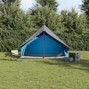 Tente familiale Vidaxx avec toit bleu et gris 315 x 286 x 200 cm - afbeelding 3