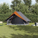 Tente familiale Vidaxx avec toit gris et orange 315 x 286 x 200 cm