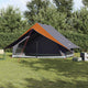Tente familiale Vidaxx avec toit gris et orange 315 x 286 x 200 cm