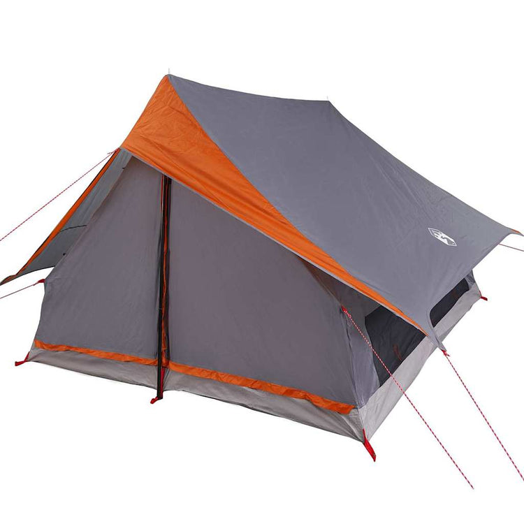 Tente familiale Vidaxx avec toit gris et orange 315 x 286 x 200 cm