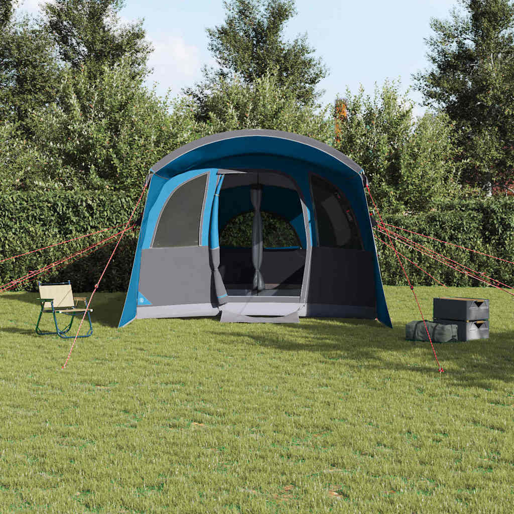 Tente familiale Vidaxx avec toit bleu et gris 576 x 325 x 213 cm