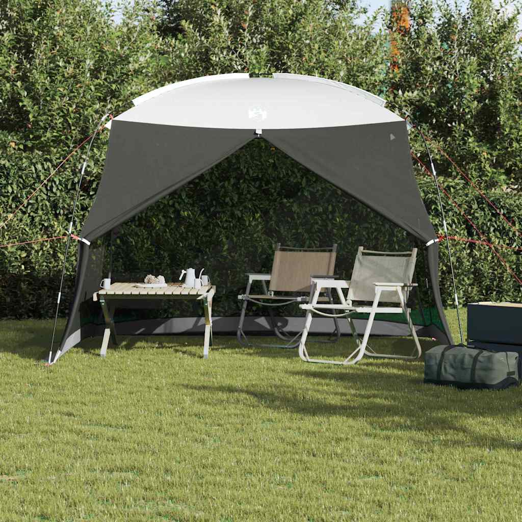 Vidaxx tente anti-moustique gris 320 x 320 x 218 cm polyester et fibre de verre