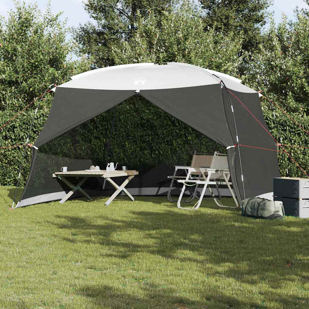 Vidaxx tente anti-moustique gris 380 x 380 x 225 cm polyester et fibre de verre