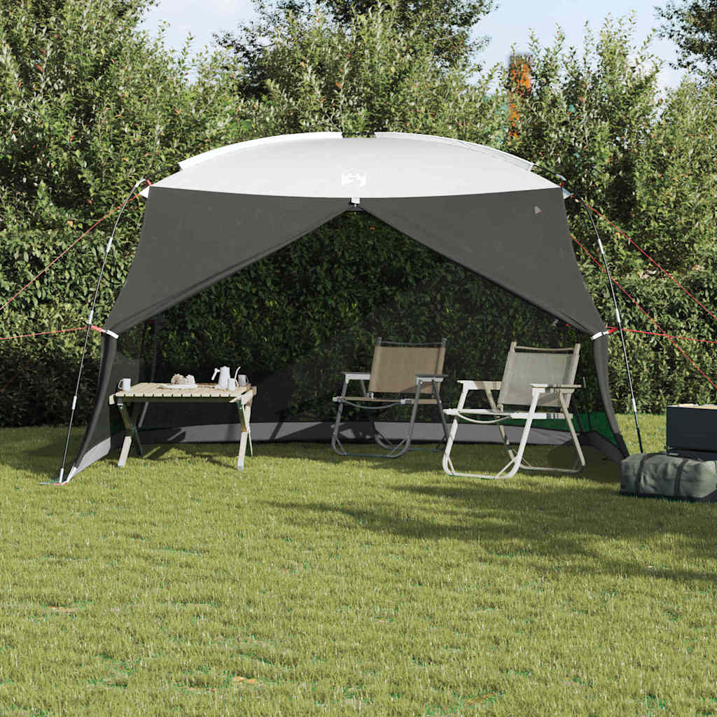 Vidaxx tente anti-moustique gris 380 x 380 x 225 cm polyester et fibre de verre