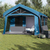 Tente familiale Vidaxx avec toit bleu et gris 620 x 322 x 240 cm polyester
