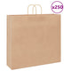 VidaXL sacs en papier 250 pcs avec poignées 54x15x49 cm marron