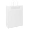 VidaXL sacs en papier 250 pcs avec poignées 32x12x42 cm blanc