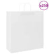 VidaXL sacs en papier 250 pcs avec poignées 45x17x48 cm blanc