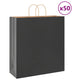 VidaXL sacs en papier 50 pcs avec poignées 45x17x48 cm noir