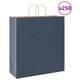 VidaXL sacs en papier 250 pcs avec poignées 45x17x48 cm bleu