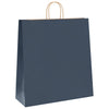 VidaXL sacs en papier 250 pcs avec poignées 45x17x48 cm bleu