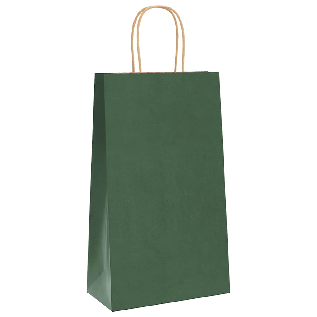 Vidaxl papier cartonné 250 pièces avec rouleaux 21x11x36 cm vert