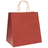 VidaXL sacs en papier 250 pcs avec poignées 26x17x25 cm rouge
