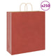 VidaXL sacs en papier 250 pcs avec poignées 45x17x48 cm rouge