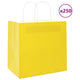 VidaXL sacs en papier 250 pcs avec poignées 26x17x25 cm jaune