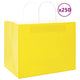 VidaXL sacs en papier 250 pcs avec poignées 32x22x24 cm jaune