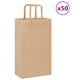 VidaXL sacs en papier 50 pcs avec poignées 21x11x36 cm marron