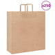 VidaXL sacs en papier 250 pcs avec poignées 45x17x48 cm marron