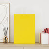 VidaXL sacs en papier 50 pcs avec poignées 32x17x44 cm jaune