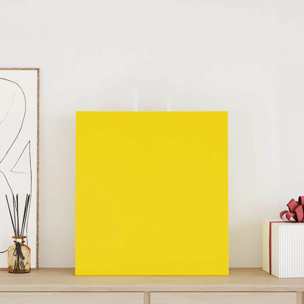 VidaXL sacs en papier 250 pcs avec poignées 45x17x48 cm jaune