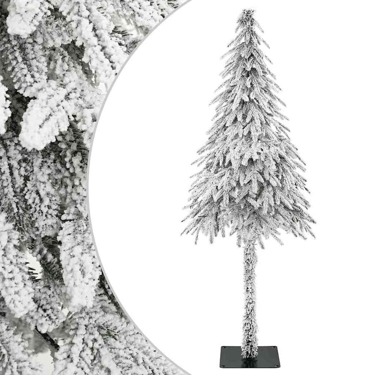 Vidaxx sapin de Noël artificiel blanc 76 x 76 x 180 cm polyéthylène et métal