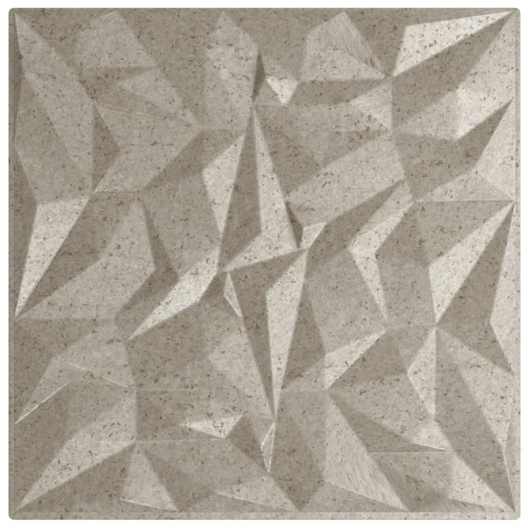 Vidaxl 12 stage de paroi Améthiste 3 m² 50x50 cm XPS béton