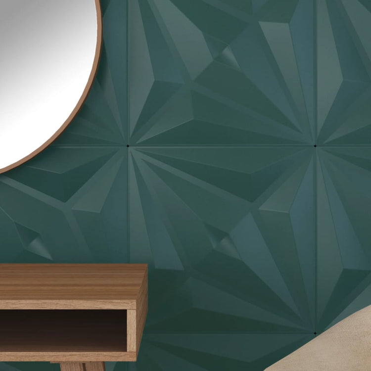 Vidaxl 48 St Panneaux muraux étoiles 12 m² 50x50 cm xps vert