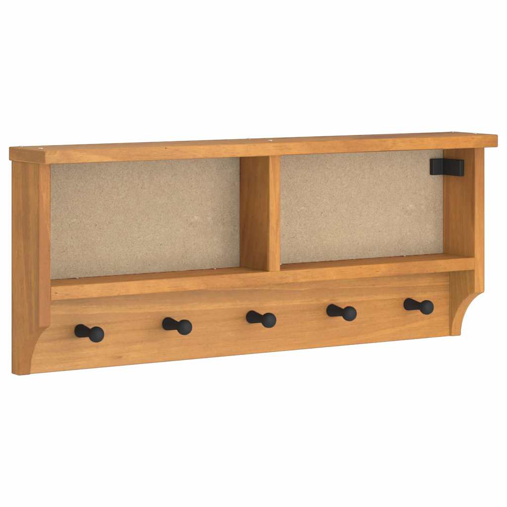 Vidaxx portemanteau mural sandnes 87x12x35 cm bois de pin massif