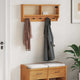 Vidaxx portemanteau mural sandnes 87x12x35 cm bois de pin massif