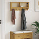 Vidaxx portemanteau mural sandnes 87x12x35 cm bois de pin massif