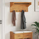 Vidaxx portemanteau mural sandnes 87x30x42 cm bois de pin massif