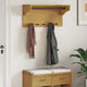 Vidaxx portemanteau mural sandnes 87x30x42 cm bois de pin massif