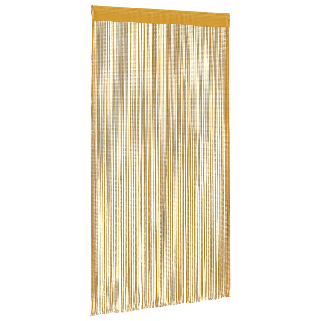 VidaXL rideaux de cordon 2 pcs 140x250 cm doré