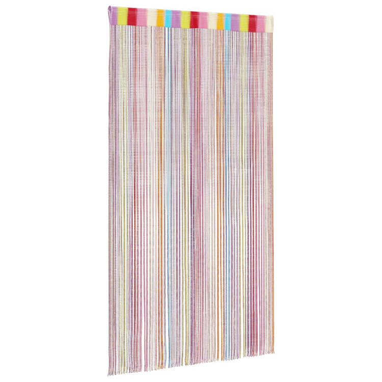 VidaXL rideaux de cordon 2 pcs multicolore 100x250 cm