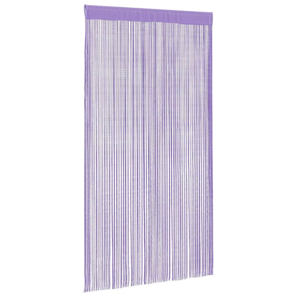 VidaXL rideaux de cordon 2 pcs 100x250 cm violet