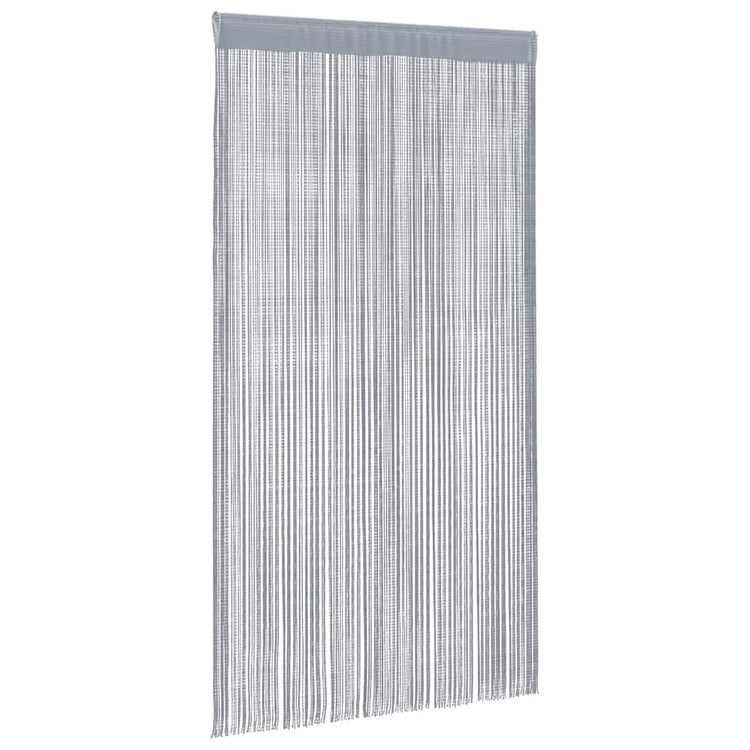 VidaXL rideaux de cordon 2 pcs 100x250 cm gris clair