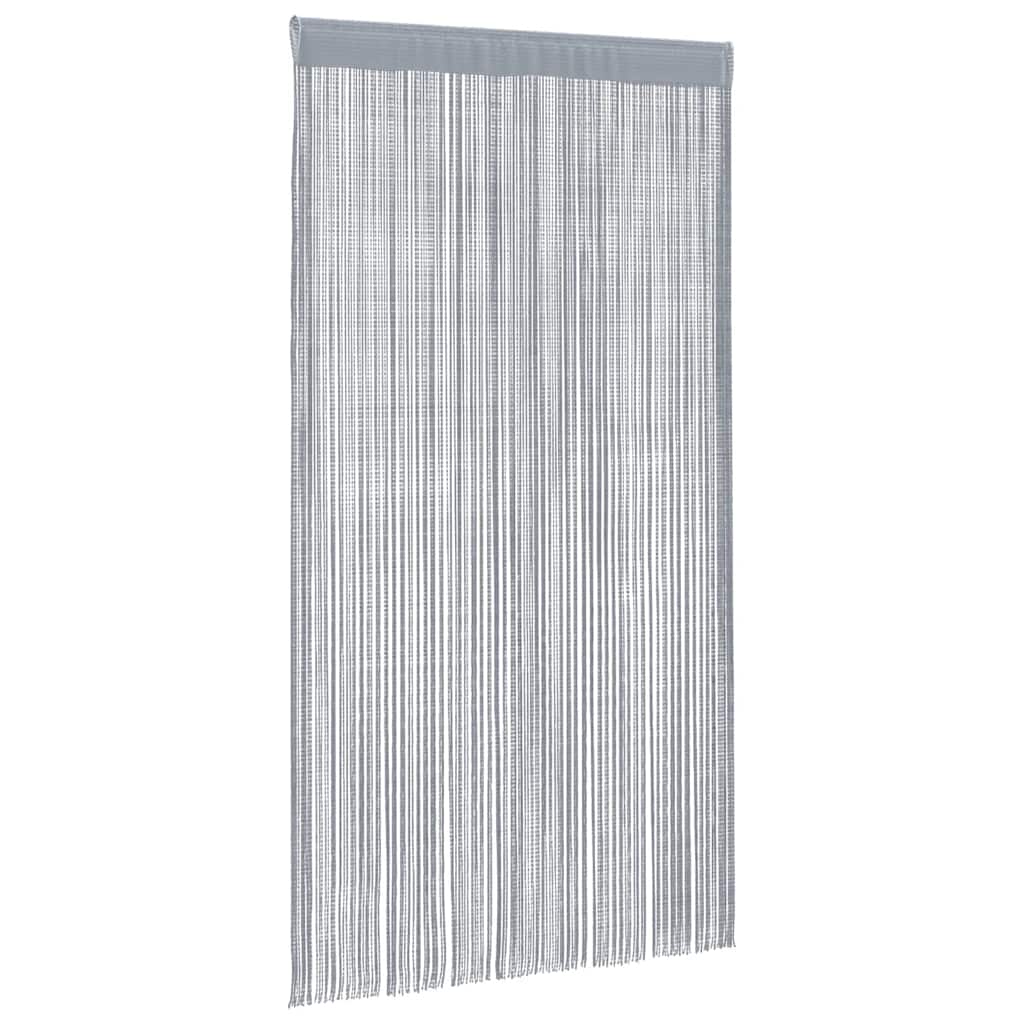 VidaXL rideaux de cordon 2 pcs 140x250 cm gris clair
