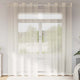 Vidaxx rideaux voile avec œillets 2 pcs 140x225 cm couleur crème