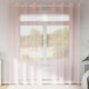 Vidaxx rideaux voile avec œillets 2 pcs 140x245 cm rose clair