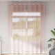 Vidaxx rideaux voile avec œillets 2 pcs 140x300 cm rose clair