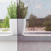 Vidaxx rideaux voile avec œillets 2 pcs 140x245 cm violet