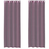 Vidaxx rideaux voile avec œillets 2 pcs 140x300 cm violet