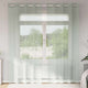 Vidaxx rideaux voile avec œillets 2 pcs 140x225 cm gris clair