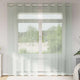 Vidaxx rideaux voile avec œillets 2 pcs 140x245 cm gris clair