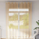 Vidaxl rideaux voile avec œillets 2 pcs sable