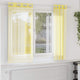 Vidaxl rideaux voile avec œillets 2 pcs jaune